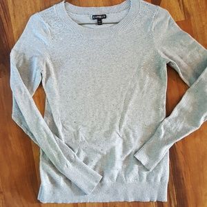 Express, light grey,  super soft crystal detail